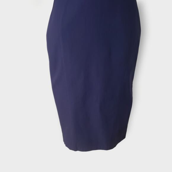 Pinup Couture Lorelei Dress *No Belt* Navy Blue Sz Sm Rockabilly Retro Classic - Picture 3 of 13